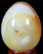 Colorful Carnelian Agate Egg #55538-1